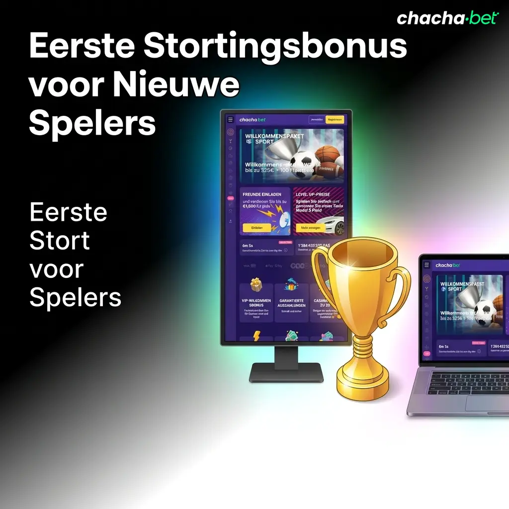Chachabet eerste stortingsbonus 100% tot €10.000 plus 800 gratis spins voor nieuwe Nederlandse spelers