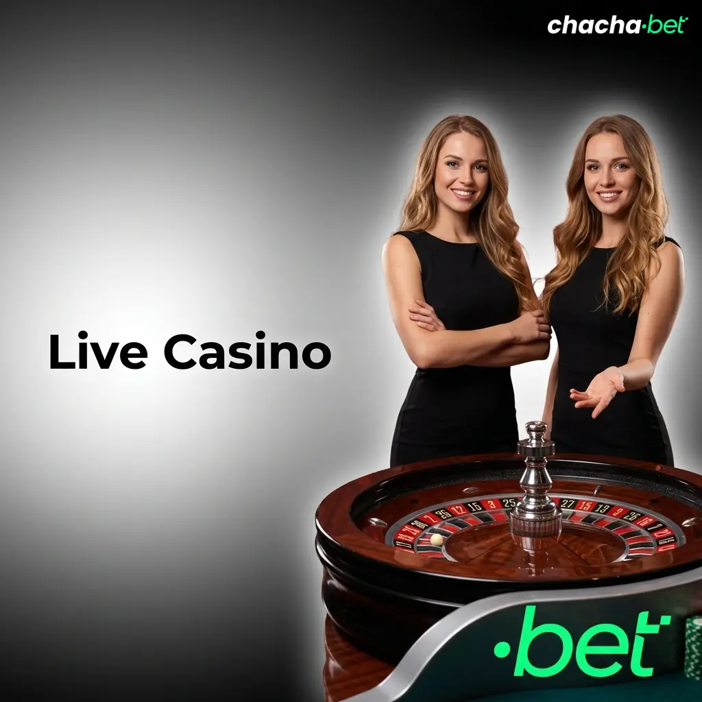 Live casino bij Chachabet met professionele dealers via videostream voor roulette, blackjack en meer