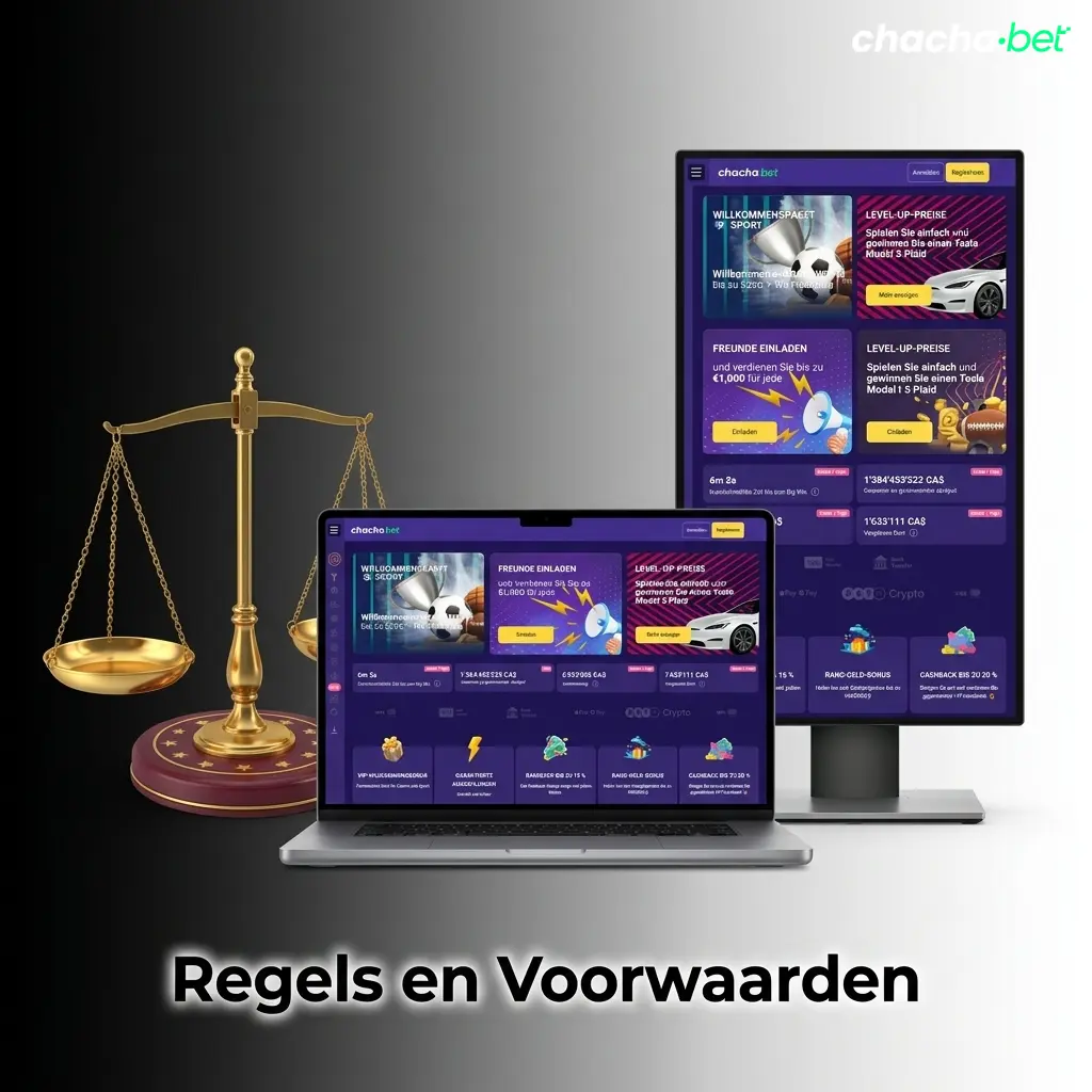 Chachabet gebruiksvoorwaarden Nederland: minimumleeftijd 18+, KYC-verificatie en verantwoord spelen