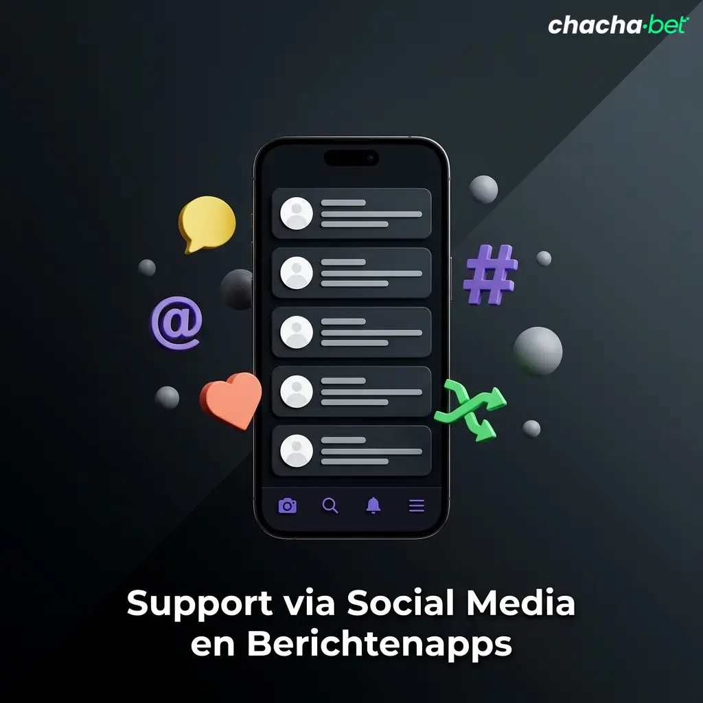 Chachabet klantenservice via WhatsApp, Telegram, Facebook Messenger en X voor snelle ondersteuning