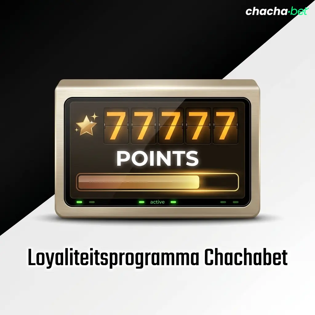 Chachabet loyaliteitsprogramma met niveaus Brons tot VIP, punten verdienen en inwisselen voor bonusgeld